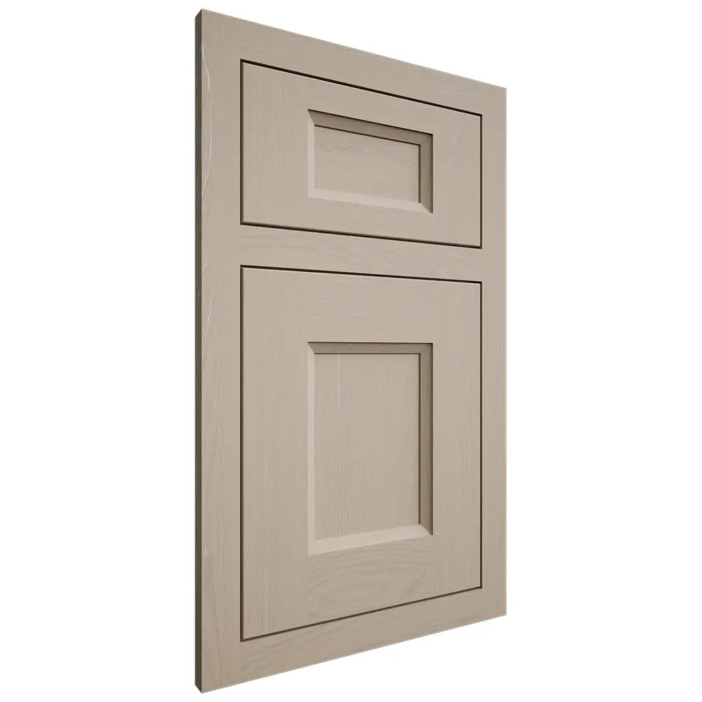 Shiloh Cabinetry Flush Inset Statesville Maple Plain Cut Pebble Door
