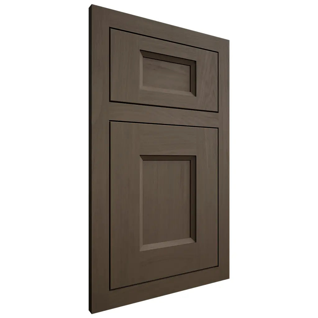 Shiloh Cabinetry Flush Inset Statesville Maple Plain Cut Perfect Brown Door