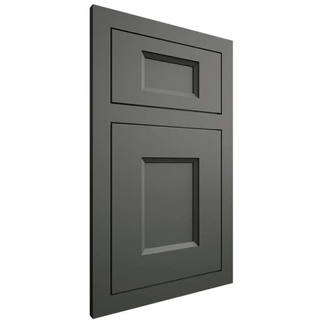 Shiloh Cabinetry Flush Inset Statesville Paintable Pewter Green Door