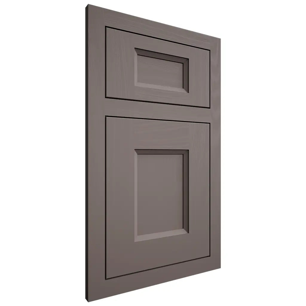 Shiloh Cabinetry Flush Inset Statesville Poplar Plain Cut Heatherstone Door