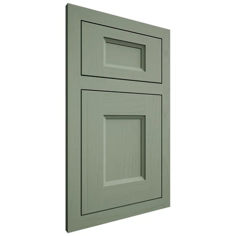 Shiloh Cabinetry Flush Inset Statesville Poplar Plain Cut Moss Door
