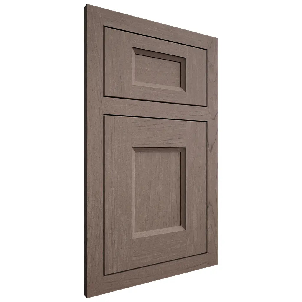 Shiloh Cabinetry Flush Inset Statesville Poplar Plain Cut River Rock Door