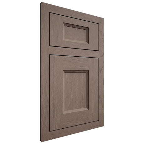 Shiloh Cabinetry Flush Inset Statesville Poplar Plain Cut River Rock Door