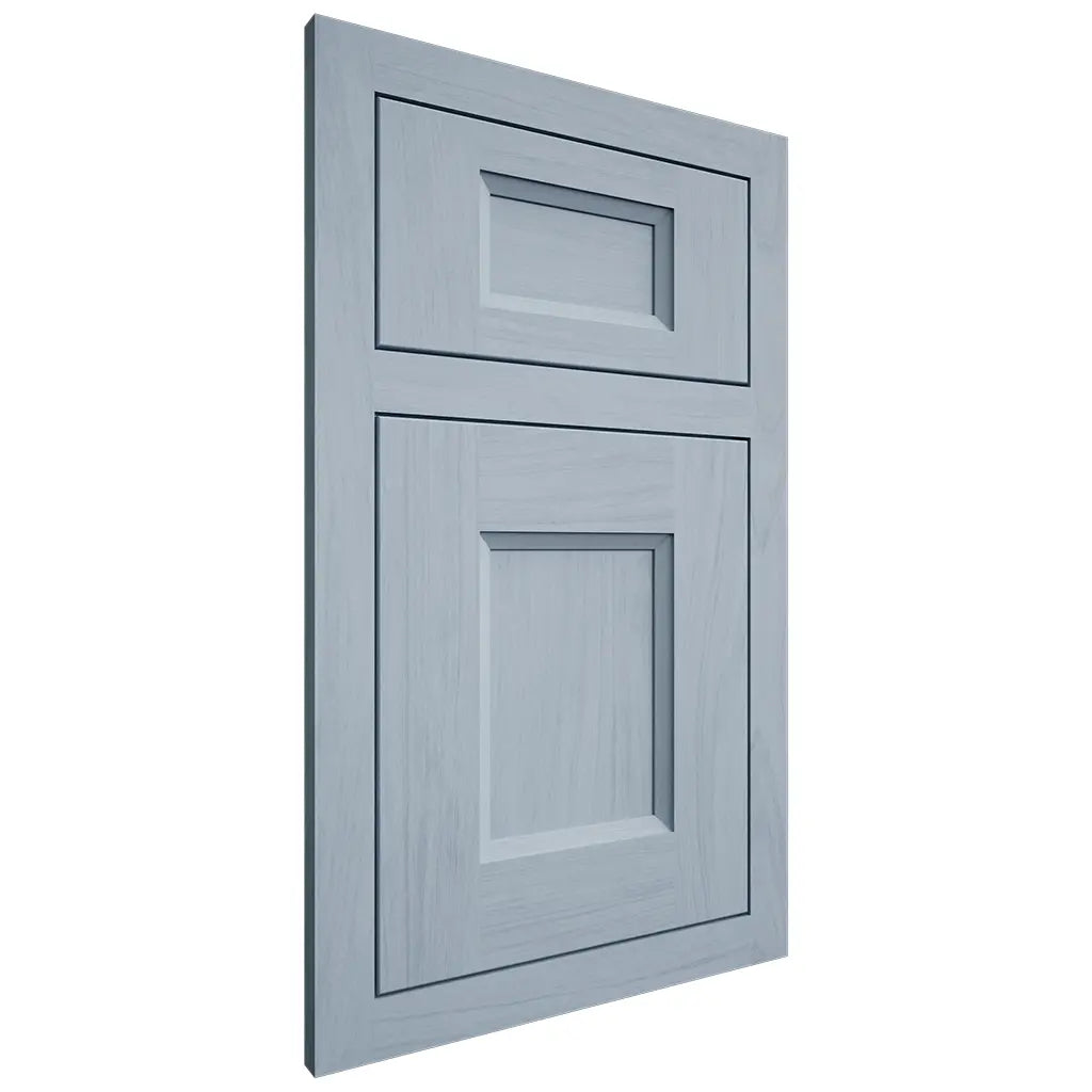 Shiloh Cabinetry Flush Inset Statesville Poplar Plain Cut Sky Door