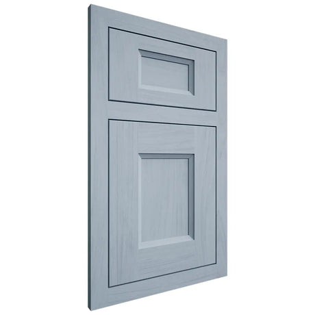 Shiloh Cabinetry Flush Inset Statesville Poplar Plain Cut Sky Door
