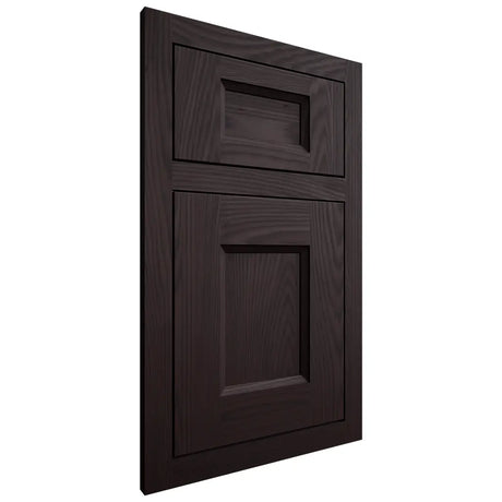 Shiloh Cabinetry Flush Inset Statesville Red Oak Plain Cut Espresso Door
