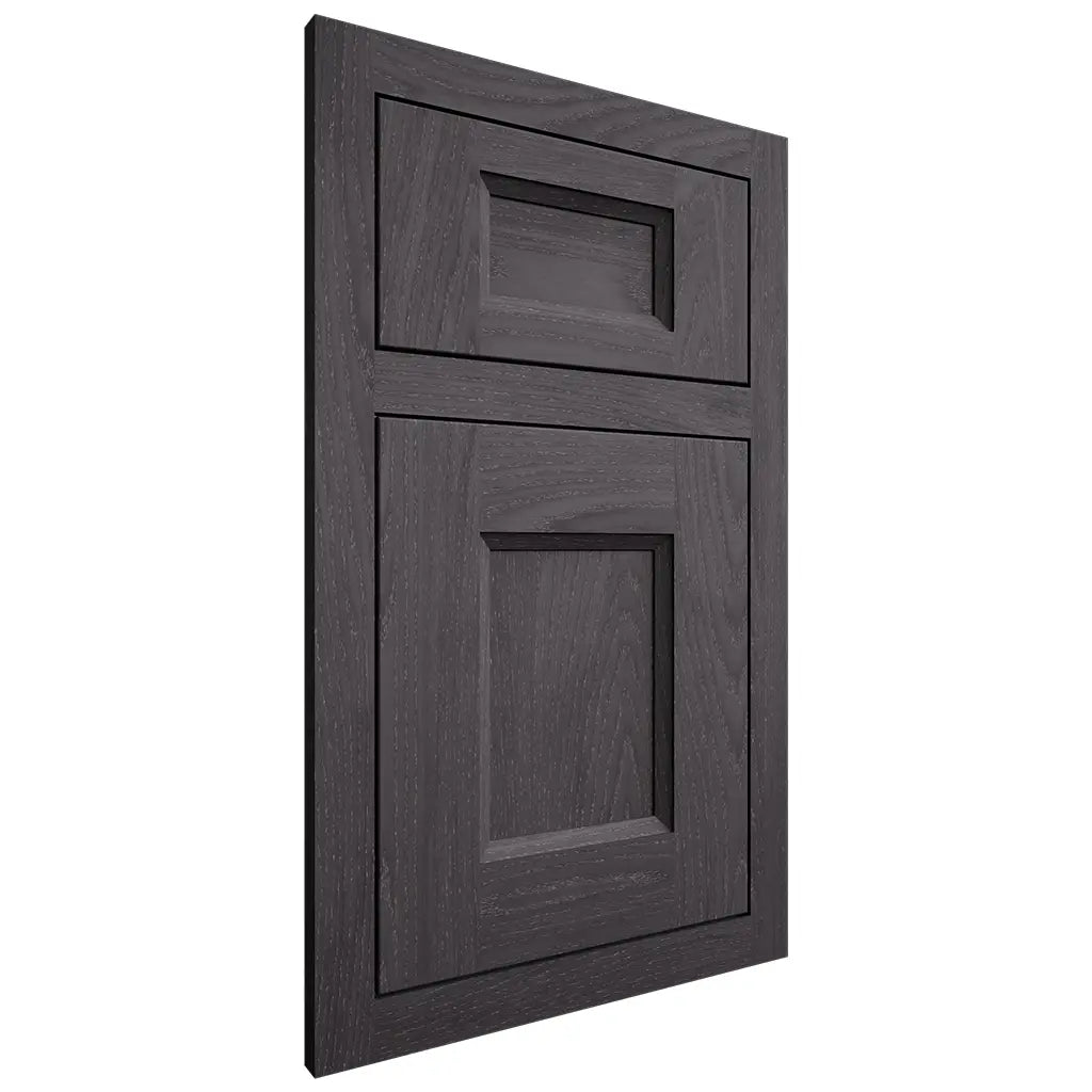 Shiloh Cabinetry Flush Inset Statesville Red Oak Plain Cut Harbor Door