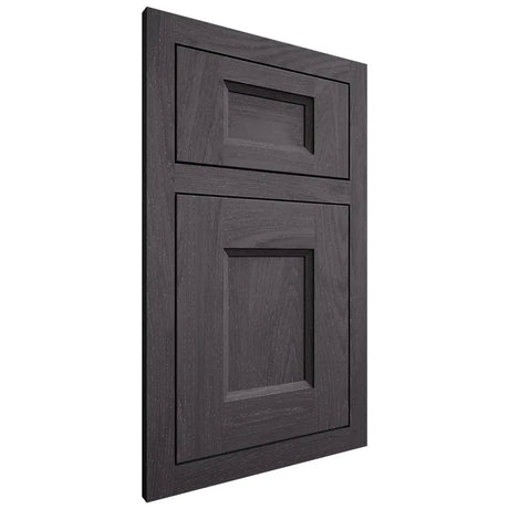Shiloh Cabinetry Flush Inset Statesville Red Oak Plain Cut Harbor Door