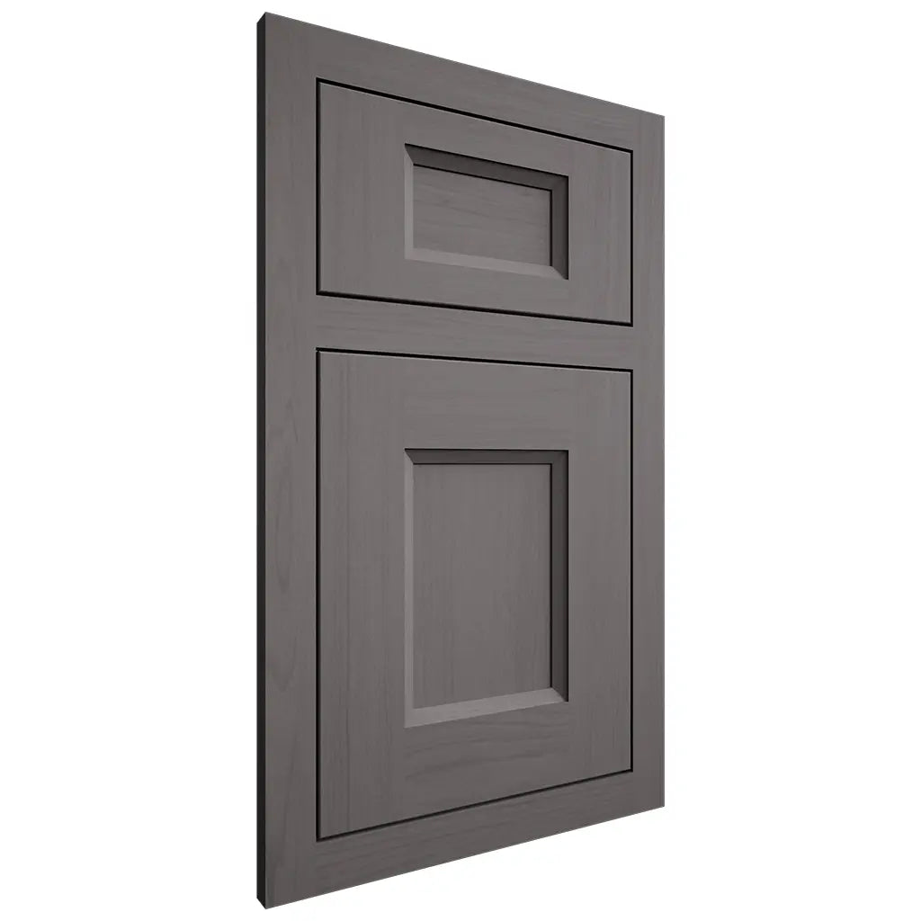 Shiloh Cabinetry Flush Inset Statesville Walnut Plain Cut Cadet Door