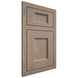 Shiloh Cabinetry Flush Inset Statesville White Oak Plain Cut Almond Door