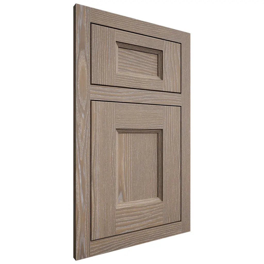 Shiloh Cabinetry Flush Inset Statesville White Oak Plain Cut Almond Door
