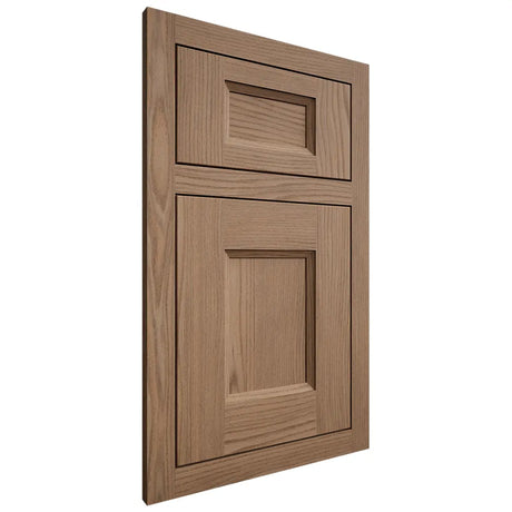 Shiloh Cabinetry Flush Inset Statesville White Oak Plain Cut Medium Door