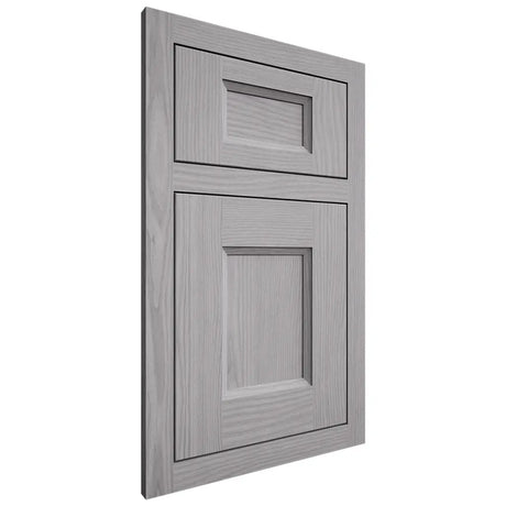 Shiloh Cabinetry Flush Inset Statesville White Oak Plain Cut Stratus Door