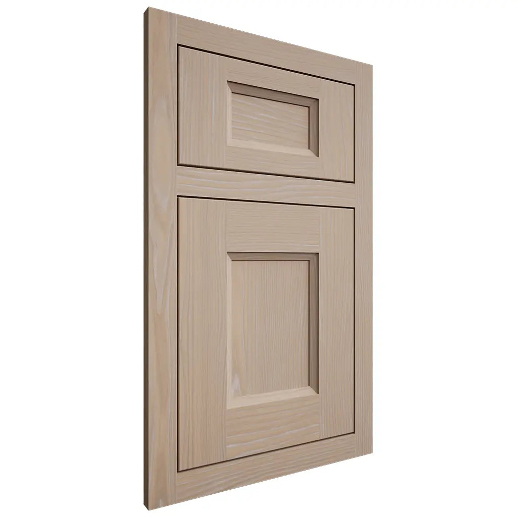 Shiloh Cabinetry Flush Inset Statesville White Oak Plain Cut Straw Door