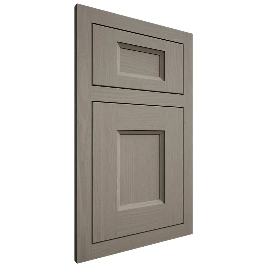 Shiloh Cabinetry Flush Inset Statesville White Oak Plain Cut Thyme Door
