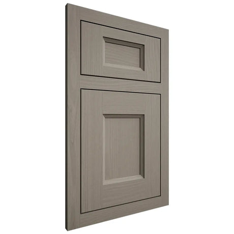 Shiloh Cabinetry Flush Inset Statesville White Oak Plain Cut Thyme Door