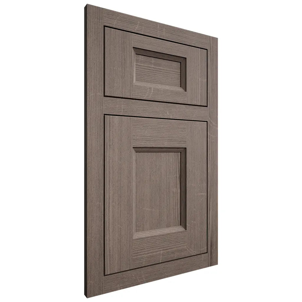 Shiloh Cabinetry Flush Inset Statesville White Oak Quarter Sawn Clay Door