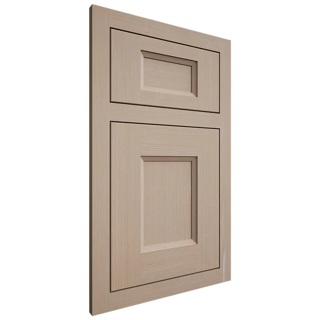 Shiloh Cabinetry Flush Inset Statesville White Oak Quarter Sawn Straw Door