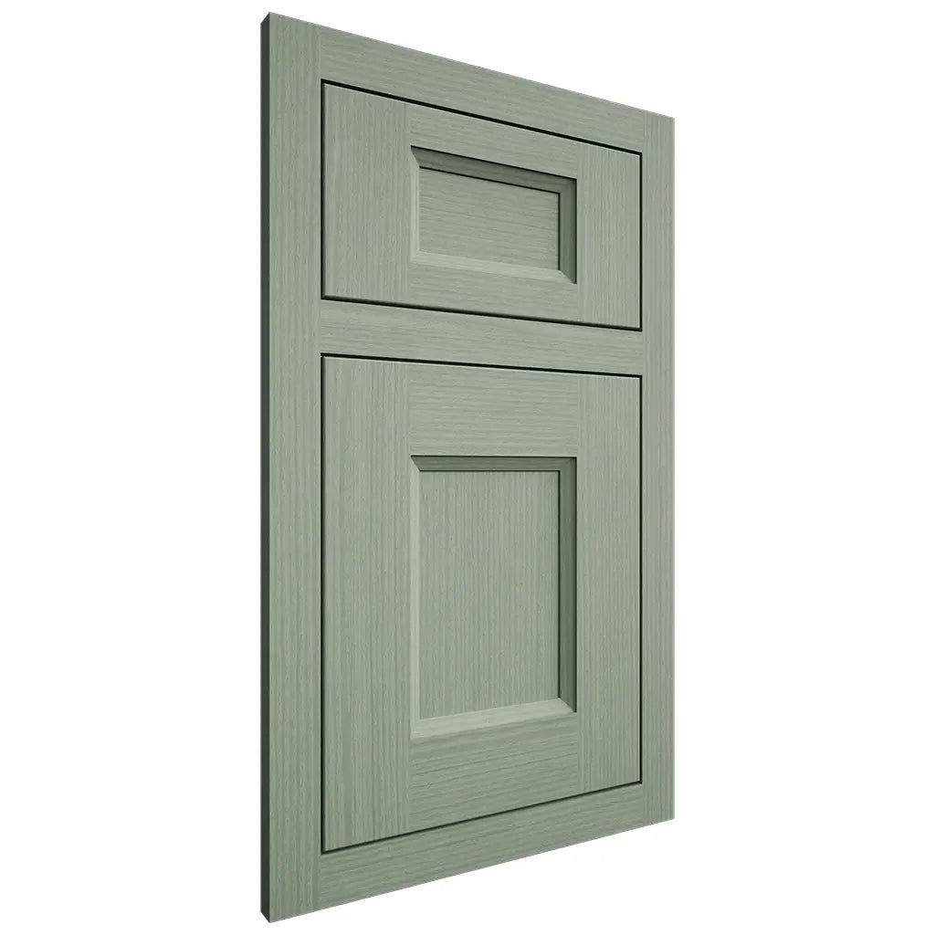 Shiloh Cabinetry Flush Inset Statesville White Oak Rift Cut Moss Door