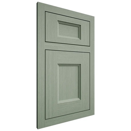 Shiloh Cabinetry Flush Inset Statesville White Oak Rift Cut Moss Door