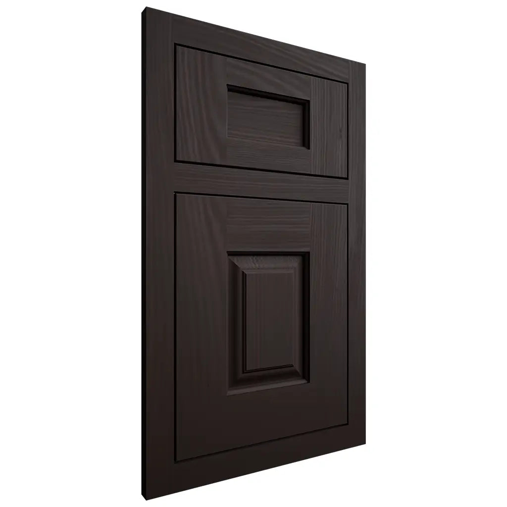 Shiloh Cabinetry Flush Inset Summit Alder Plain Cut Espresso Door