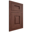 Shiloh Cabinetry Flush Inset Summit Cherry Plain Cut Bourbon Door