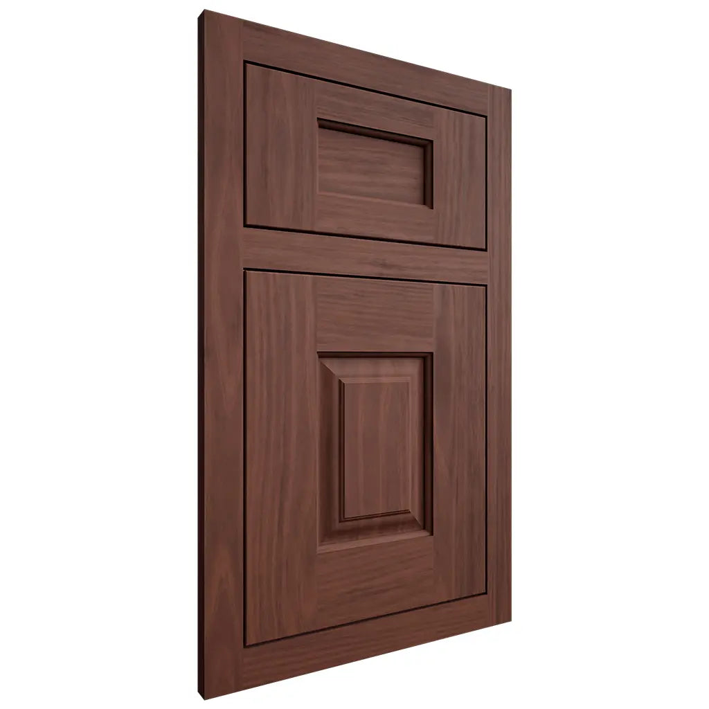 Shiloh Cabinetry Flush Inset Summit Cherry Plain Cut Bourbon Door