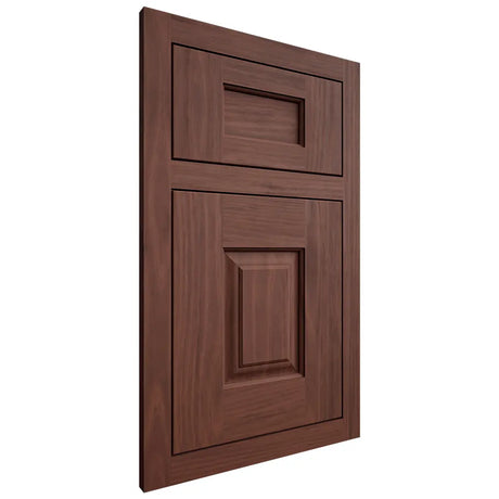 Shiloh Cabinetry Flush Inset Summit Cherry Plain Cut Bourbon Door