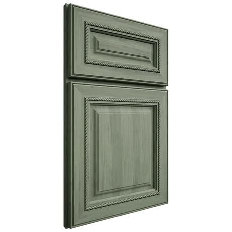 Shiloh Cabinetry Flush Inset Summit Hickory Plain Cut Moss Door