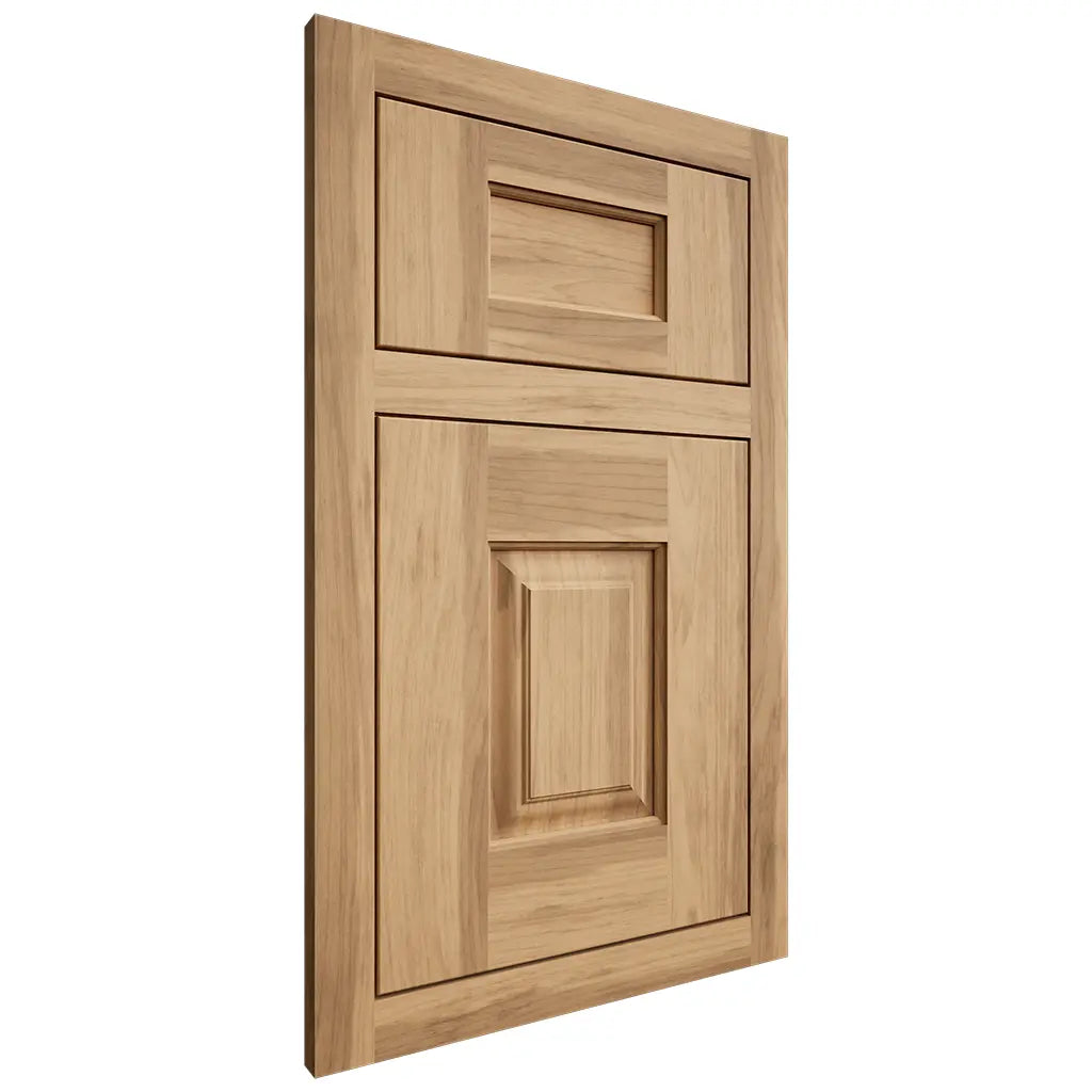 Shiloh Cabinetry Flush Inset Summit Hickory Plain Cut Natural Door
