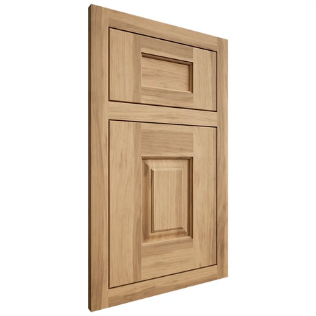 Shiloh Cabinetry Flush Inset Summit Hickory Plain Cut Natural Door