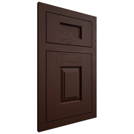 Shiloh Cabinetry Flush Inset Summit Maple Plain Cut Cocoa Door