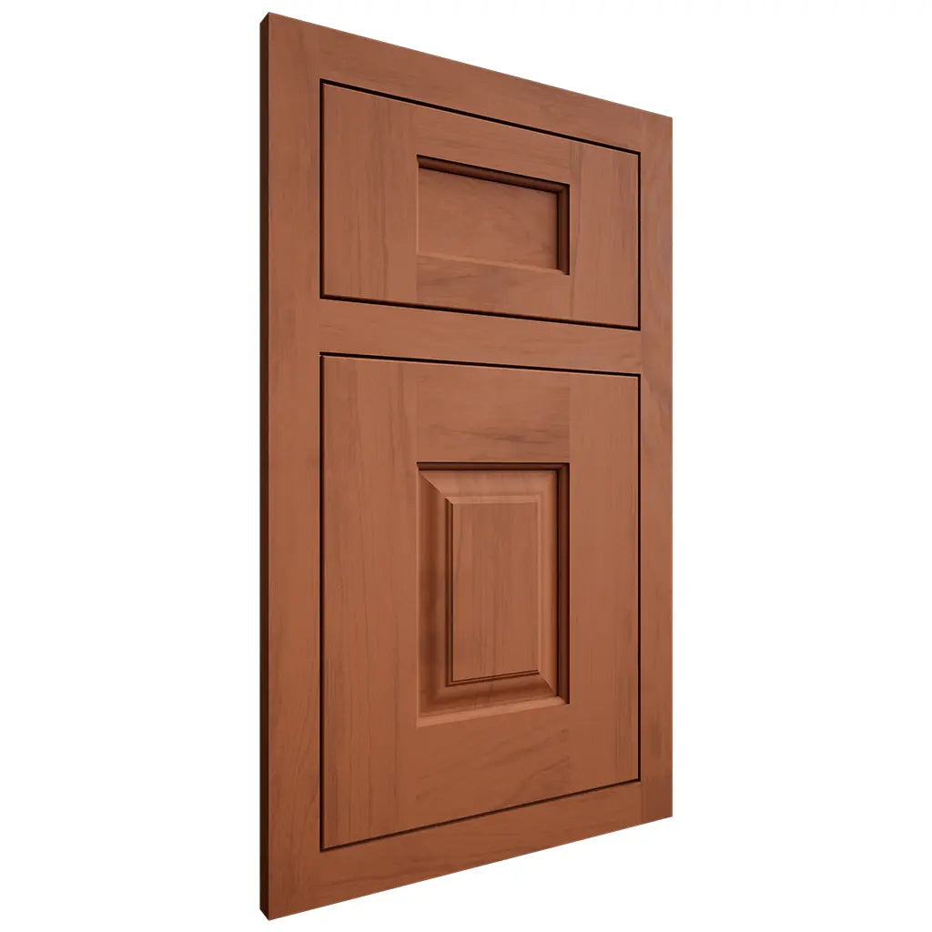 Shiloh Cabinetry Flush Inset Summit Maple Plain Cut Spice Door