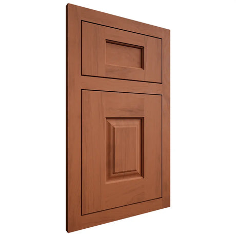 Shiloh Cabinetry Flush Inset Summit Maple Plain Cut Spice Door