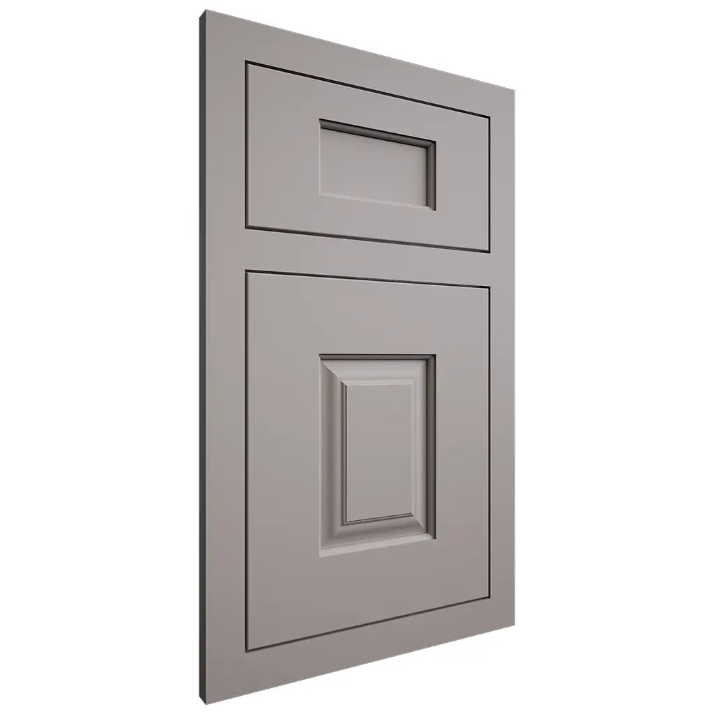Shiloh Cabinetry Flush Inset Summit Paintable Dovetail Gray Door
