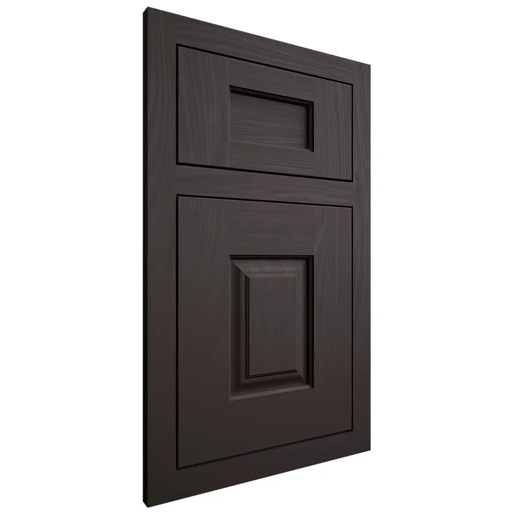 Shiloh Cabinetry Flush Inset Summit Poplar Plain Cut Carbon Door