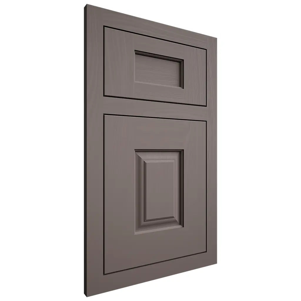 Shiloh Cabinetry Flush Inset Summit Poplar Plain Cut Heatherstone Door