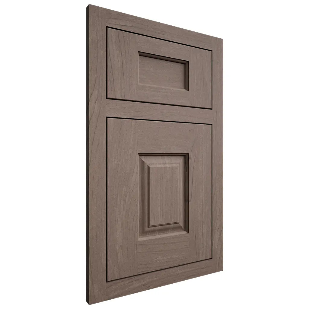 Shiloh Cabinetry Flush Inset Summit Poplar Plain Cut River Rock Door
