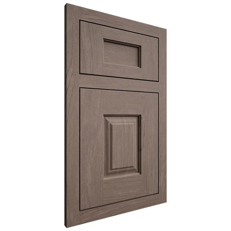 Shiloh Cabinetry Flush Inset Summit Poplar Plain Cut River Rock Door