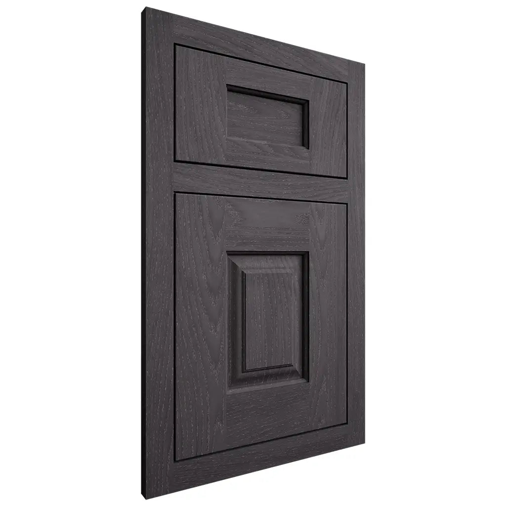 Shiloh Cabinetry Flush Inset Summit Red Oak Plain Cut Harbor Door