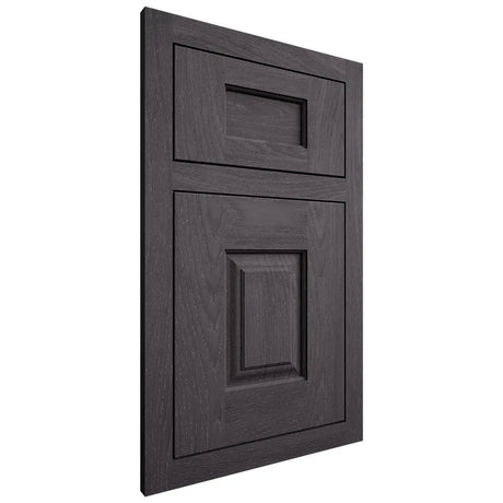 Shiloh Cabinetry Flush Inset Summit Red Oak Plain Cut Harbor Door