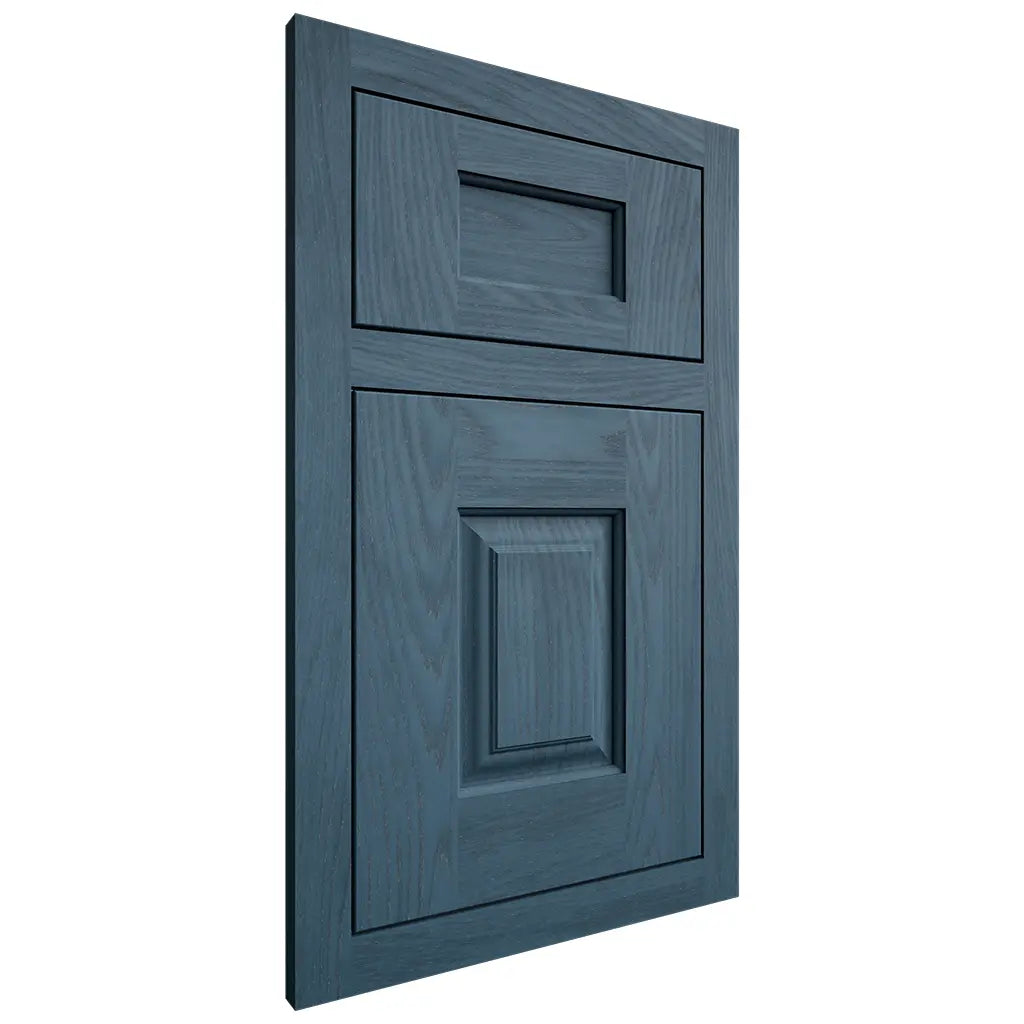 Shiloh Cabinetry Flush Inset Summit Red Oak Plain Cut Hudson Door