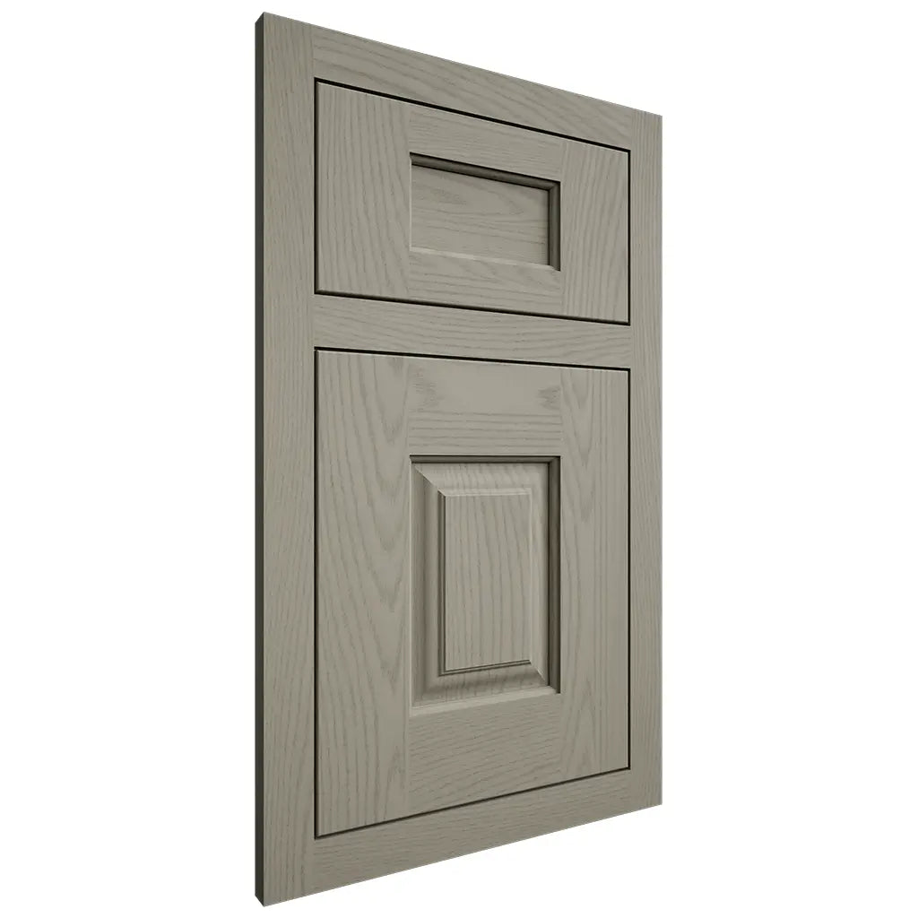 Shiloh Cabinetry Flush Inset Summit Red Oak Plain Cut Thyme Door