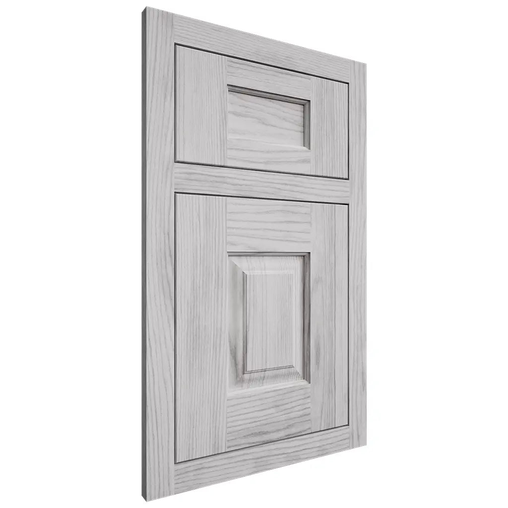 Shiloh Cabinetry Flush Inset Summit Walnut Plain Cut Stratus Door