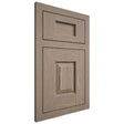 Shiloh Cabinetry Flush Inset Summit White Oak Plain Cut Almond Door