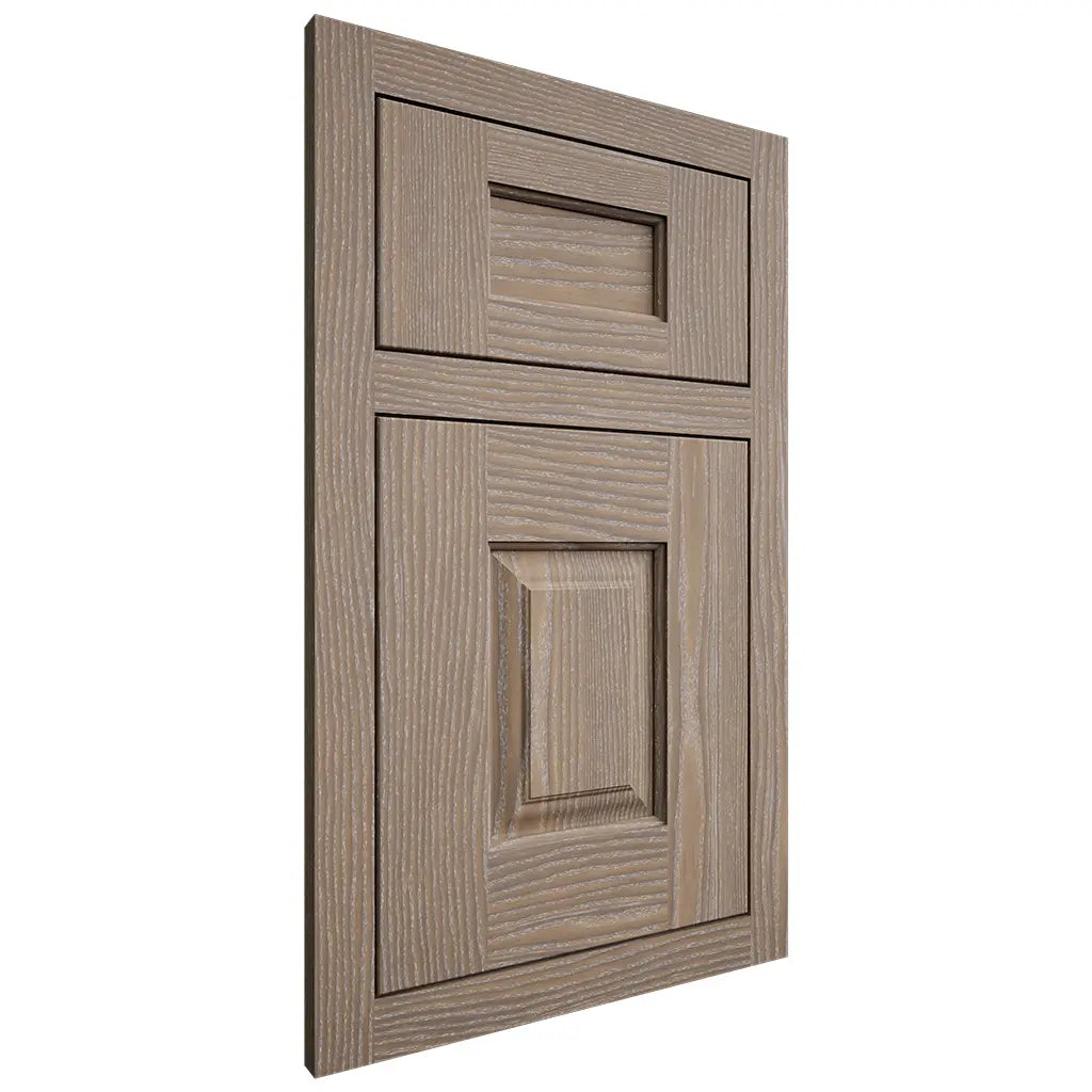 Shiloh Cabinetry Flush Inset Summit White Oak Plain Cut Almond Door