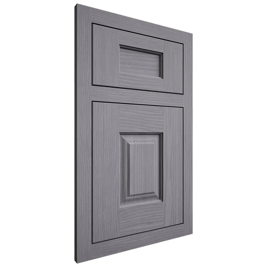Shiloh Cabinetry Flush Inset Summit White Oak Plain Cut Cadet Door