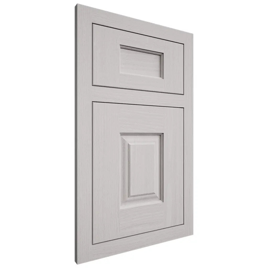 Shiloh Cabinetry Flush Inset Summit White Oak Plain Cut Cotton Door