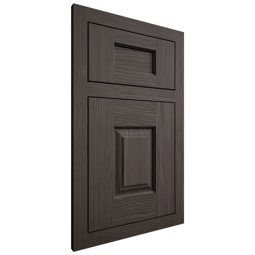 Shiloh Cabinetry Flush Inset Summit White Oak Plain Cut Creekside Door