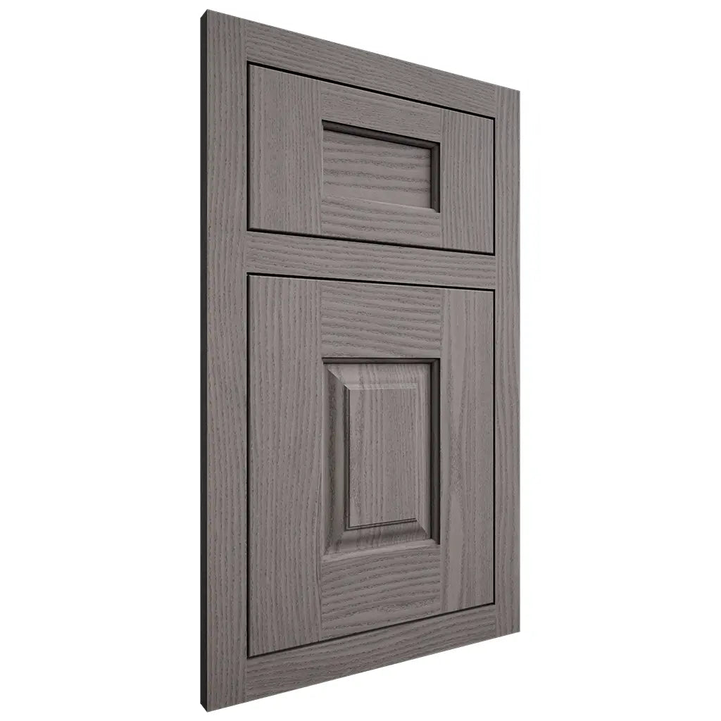 Shiloh Cabinetry Flush Inset Summit White Oak Plain Cut Flagstone Door